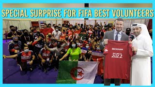 FIFA Arab Cup Best Volunteers Meet amp Greet with FIFA Legends  ArabCup2021 FIFAVolunteers [upl. by Rexford]