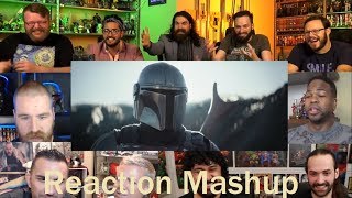 The Mandalorian Official Trailer REACTIONS MASHUP [upl. by Mani978]