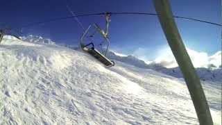 Snowboarding in Chamonix  Les Grands Montets  Les Houches  2013 [upl. by Oloap]