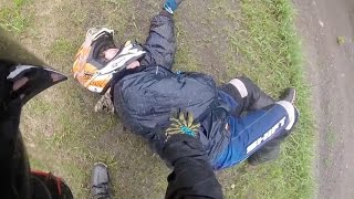 HECTIC DIRT BIKE CRASHES amp FAILS [upl. by Winsor]