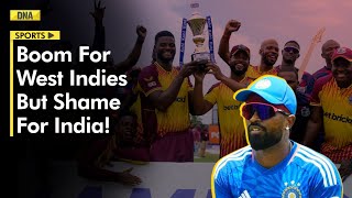 IND vs WI 5th T20I Highlights West Indies Historic T20I Series Win Over India [upl. by Ahsienauq166]