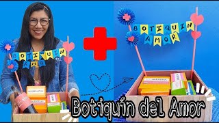 DIY Botiquín del amor 🤍  Plantillas gratis ♡ Caja Sorpresa Regalo Para Tu Novio  Ghisaine ♥ [upl. by Annawat250]