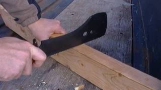 Spetsnaz Machete Sawing [upl. by Dinse]