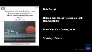 Bela Bartok Roman nepi tancok Romanian Folk Dances BB 68 Romanian Folk Dances Sz 56 [upl. by Neisa]