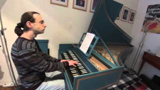 Chopin Prelude in b minor op 28 No 6 John Moraitis harpsichord [upl. by Anuahsed]