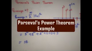 Parsevals Power Theorem Example in Bangla [upl. by Seabrooke]