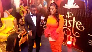 Actress Jackie Appiah Arrives at the Premiere of A Taste of Sin 2023 [upl. by Yelir621]