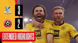 Crystal Palace 32 Sheffield United  Extended Premier League highlights [upl. by Haroved]