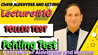 Ch19 Lec10 Oxidation of Aldehydes and ketones Fehling solution Benedict solution Tollens test [upl. by Shaina133]