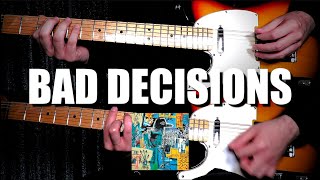 Bad Decisions  The Strokes  Guitar Tab Tutorial amp Cover [upl. by Domineca379]