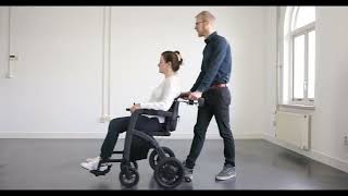 Déambulateur  Fauteuil roulant Rollz électrique  Tous Ergo [upl. by Carolan]