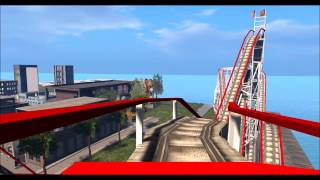 Panland Cyclone Roller Coaster [upl. by Leeda]