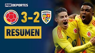 🥳 GANÓ COLOMBIA  Colombia 32 Rumania  HIGHLIGHTS  Fecha FIFA [upl. by Meid917]