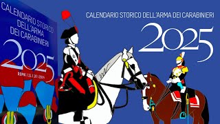 CALENDARIO STORICO DELLARMA DEI CARABINIERI 2025  MARCO LODOLA Official [upl. by Yeoz]