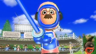 the five swordplay duel stamps on wii sports resort [upl. by Nitsyrk]