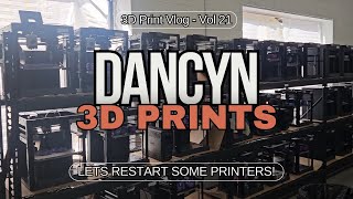 Restarting 127 Printers Shelving Assembling Product  3D Print Vlog 21 [upl. by Killigrew776]