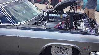 1965 Chevrolet Impala Pro street alcohol motor start up [upl. by Giana800]