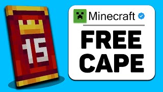 Minecraft is giving out a NEW FREE CAPE [upl. by Ettennor514]