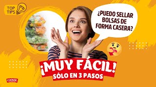 Cómo SELLAR BOLSAS DE PLÁSTICO sin selladora ✨TRUCO✨ [upl. by Cofsky]