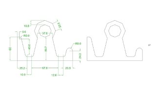 AutoCAD 2016 2D  Exercise 17 [upl. by Luthanen]