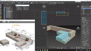 Training modelling 3ds max  Student Livingroom Step01 [upl. by Atram174]