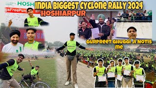 Gurpreet Ghuggi in Hoshiarpur India 🇮🇳 Biggest Cyclone Rally In 2024  RohanTiwari [upl. by Louth]