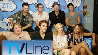 Vampire Diaries LastEver ComicCon Interview  TVLine Studio Presented by ZTE  ComicCon 2016 [upl. by Mariquilla206]