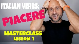 How to Use PIACERE in Italian Lesson 1  Say quotto Likequot in Italian Learn Italian Verbs [upl. by Fougere]