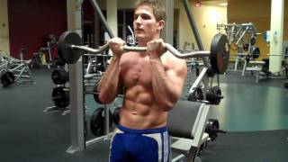 How To InsideGrip Bicep Curl With EZ Bar Curl [upl. by Urbani]