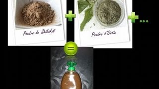 Recettes poudres ayurvédiques Shikakai Neem et Brahmi  Démo [upl. by Einnahpets172]