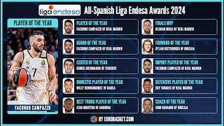 Eurobasketcom AllSpanish Liga Endesa Awards 2024 [upl. by Malinde]