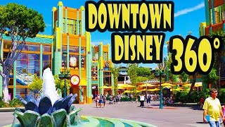 Downtown Disney 360 Video Walking Tour [upl. by Eiramyma889]