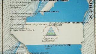 Pasos para apostillar documentos personales en Cancillería de la República de Nicaragua [upl. by Donnell]