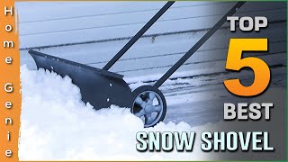 Top 5 Best Snow Shovel Review in 2023 [upl. by Sidwohl]