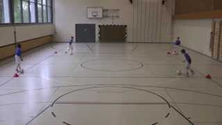 Fussballtraining Quandro  Ballkontrolle  Technik [upl. by Lucais138]