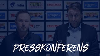 Presskonferens Leksands IF  Malmö Redhawks [upl. by Guild]