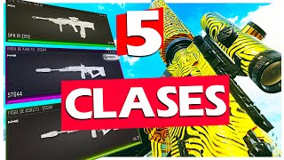 Las Mejores Armas meta para warzone  top 5 clases meta para laraga distancia call of duty warzone 6 [upl. by Ayerdna]