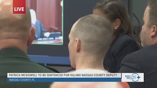 Moment Patrick McDowell learns hell be sentenced to death for killing of Florida deputy [upl. by Coulter]