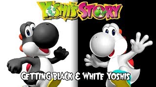 Yoshis Story  How to get Black and White Yoshis [upl. by Nnylarac236]