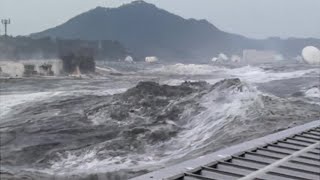 2011 Japan Tsunami  Kesennuma City Fish Market Full Footage [upl. by Cristal]