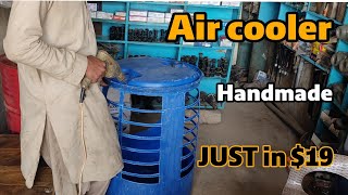 useless Oil Drum change into Air Cooler  Homemade Air Cooler [upl. by Nicolis]