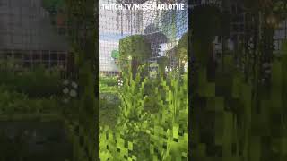 Custom FROG HABITAT in Minecraft  Minecraft shorts [upl. by Llehsor644]