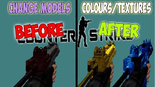 How To Change Models ColorsTextures in Cs 16 Tutorial [upl. by Aleahpar14]