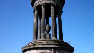 Dugald Stewart Monument Calton Hill Edinburgh Scotland April 1st [upl. by Frerichs]