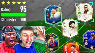 BREAKING KSI 195 FUT DRAFT WORLD RECORD  FIFA 20 [upl. by Seravaj]