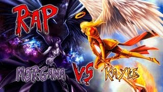 RAP DE CAMPEONES  KAYLE VS MORGANA  SHARKNESS con Mediyak [upl. by Udele727]