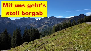 Von der Kanzelwand Bergstation runter zur Talstation der Fellhornbahn [upl. by Jeuz]