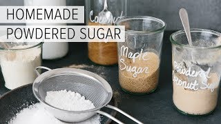 HOW TO MAKE POWDERED SUGAR IN 30 SECONDS  quick amp easy [upl. by Ruperta]