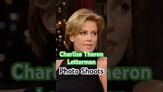 Charlize Theron LETTERMAN Photo Shoots comedy [upl. by Asial]