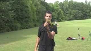 shooting skeet with a sling shotsouthern justice outdoors [upl. by Assiruam291]